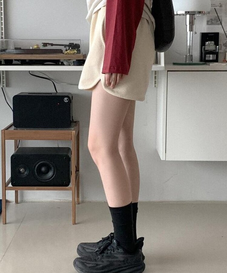 ワッフルバンディングショートパンツ CREAM
