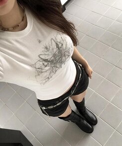 半袖Tシャツ スリムフィット半袖Tシャツ WHITE