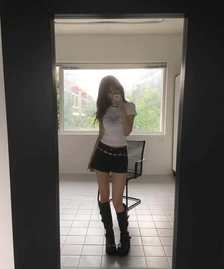 スリムフィット半袖Tシャツ WHITE