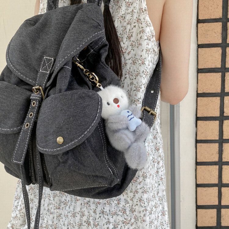 ラッコバッグキーリング GRAY