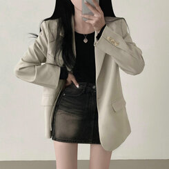 DT♪BARENGO 肩パッド付きのフィットブレザー ジャケット関税込 ZARA - ZARA ショルダーパッド フィット ブレザー Sサイズの通販