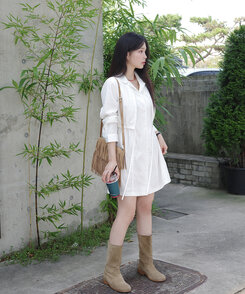 トレンチラップミニワンピース IVORY