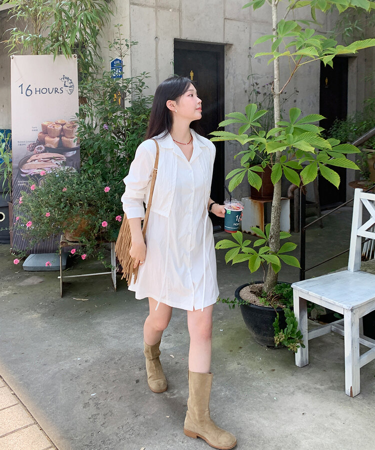 トレンチラップミニワンピース IVORY