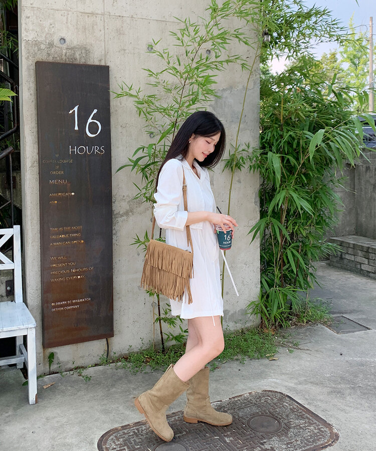 トレンチラップミニワンピース IVORY