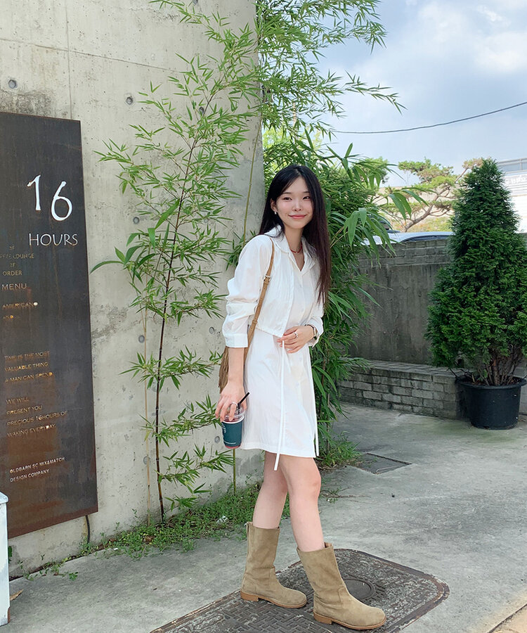 トレンチラップミニワンピース IVORY