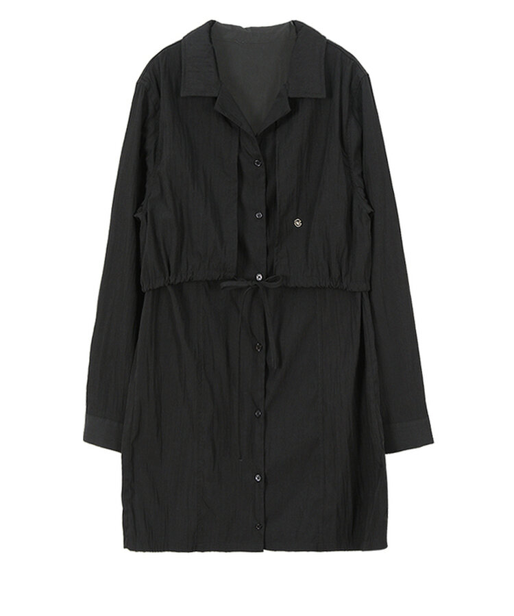 トレンチラップミニワンピース