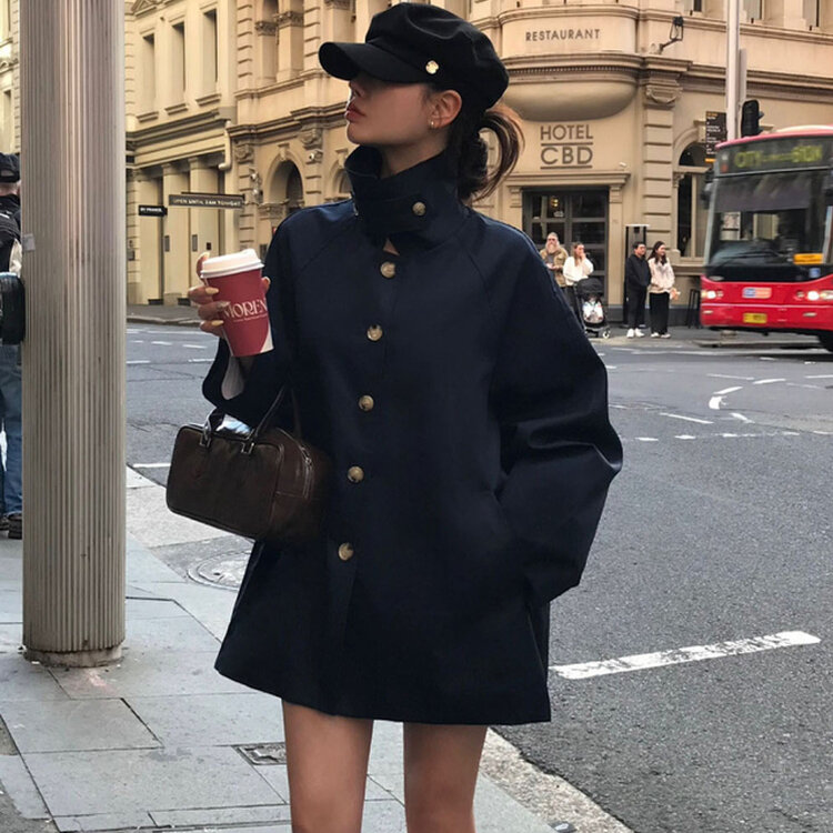 SJP12467 ガーリーシングルハーフトレンチコート コート - BEIDELLI