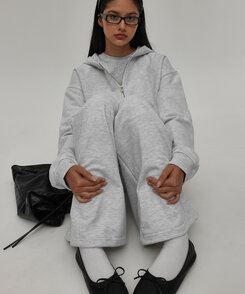 ヘビーセーターワイドツーウェイパンツ Melange White