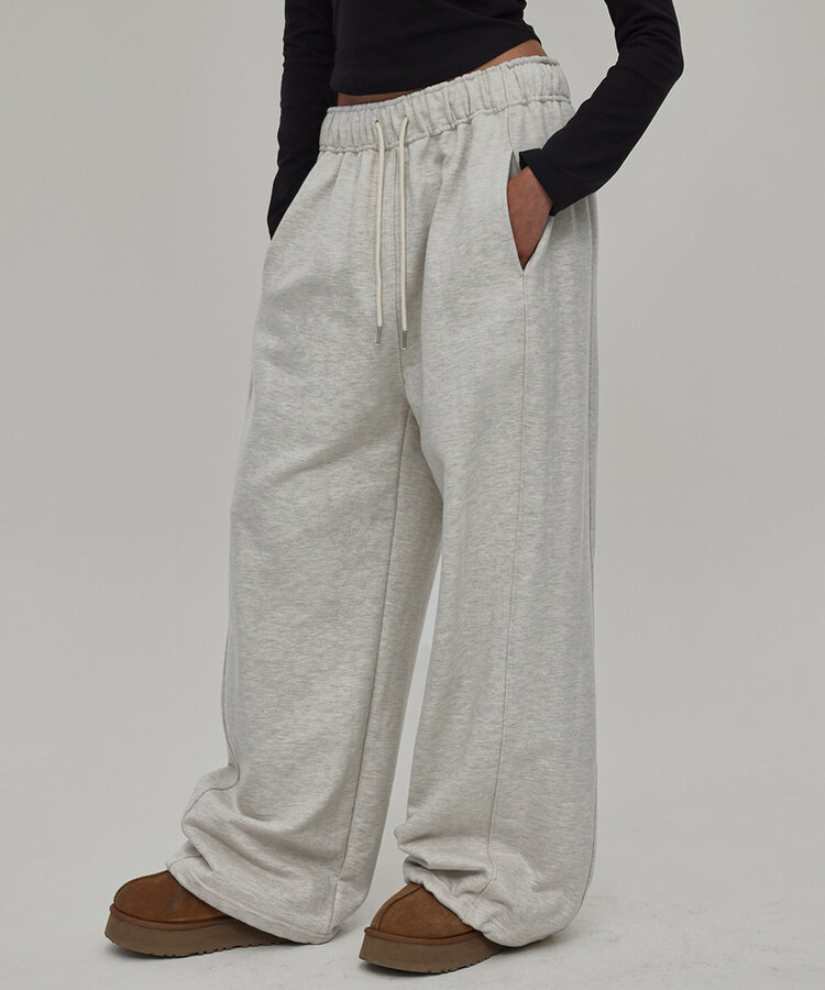 ヘビーセーターワイドツーウェイパンツ OATMEAL