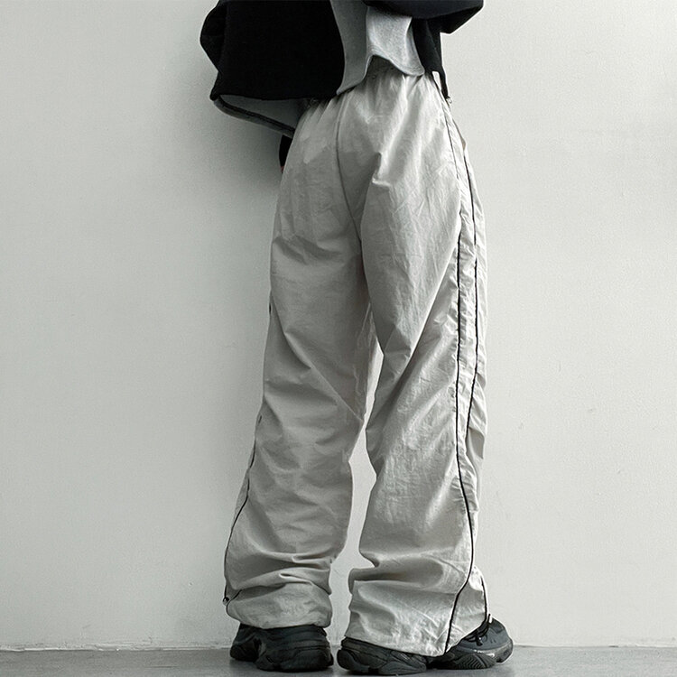 トーメンツーラインシャーリングツーウェイパンツ GRAY