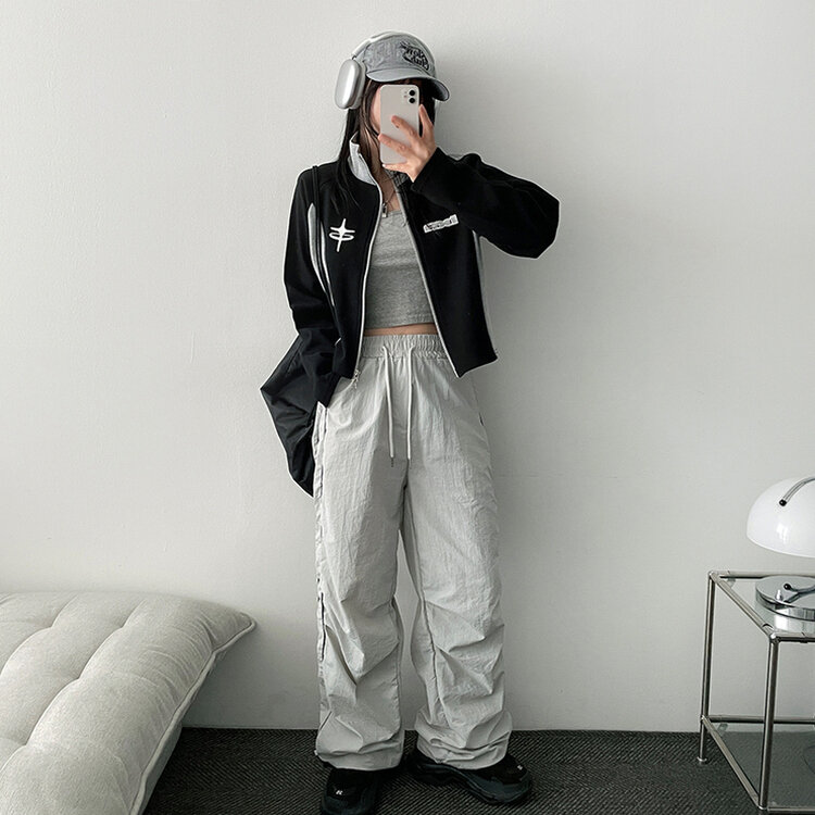 トーメンツーラインシャーリングツーウェイパンツ GRAY