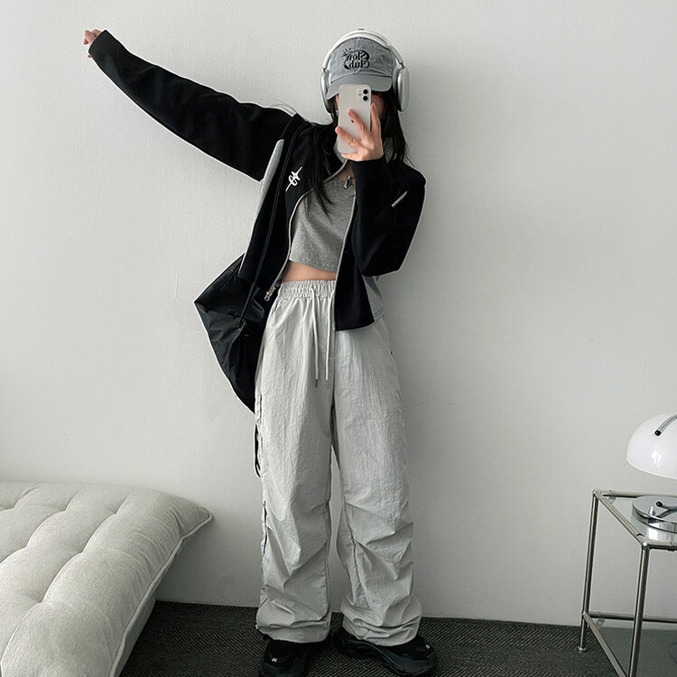 トーメンツーラインシャーリングツーウェイパンツ GRAY