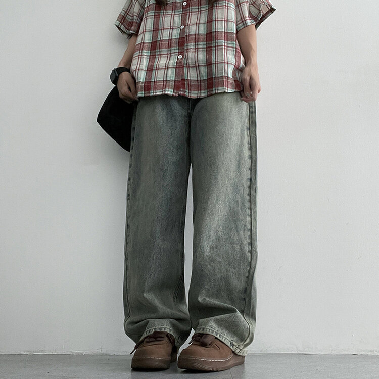 Y'sのパンツ Y's BORN PRODUCT] COTTON TWILL LONG STRAIGHT PANTS(XS Beige