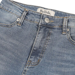 【SHORT/LONG 丈別】ローライズデニムブーツカットパンツ