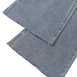 【SHORT/LONG 丈別】ローライズデニムブーツカットパンツ