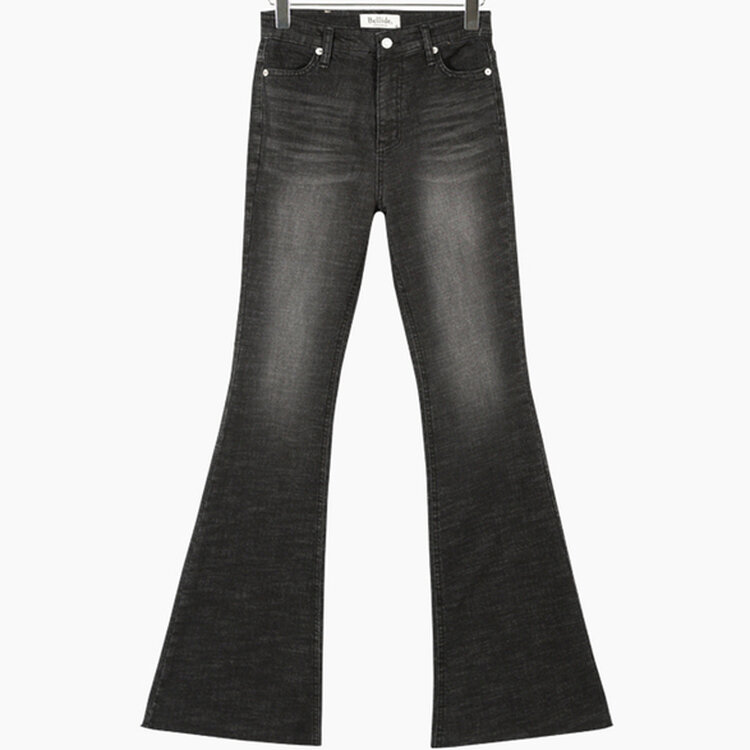 【SHORT/LONG 丈別】ローライズデニムブーツカットパンツ