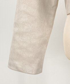 スタンダードポケットスエードセミクロップ長袖ジャケット