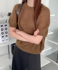 カジュアルモヘア半袖ニット｜ニット｜韓国ファッション通販 SONA