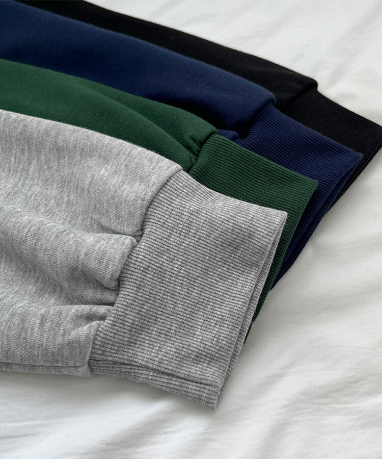 レタリングルーズフィットフード長袖Tシャツ