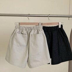ショートパンツ ハイウエストポケットショートパンツ