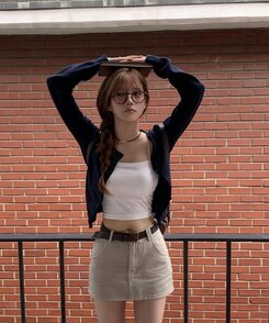 ミニスカート コットンスカートパンツ BEIGE