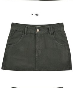 ミニスカート コットンスカートパンツ