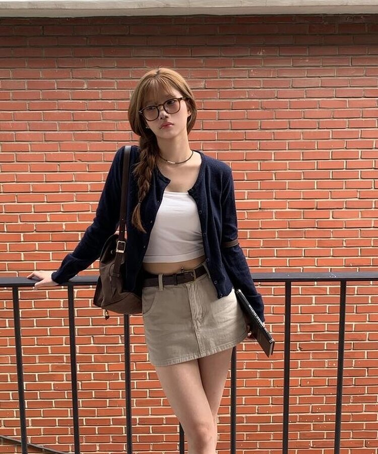 コットンスカートパンツ BEIGE