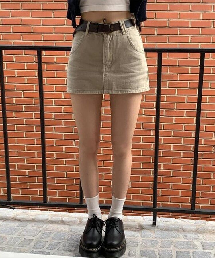 コットンスカートパンツ BEIGE