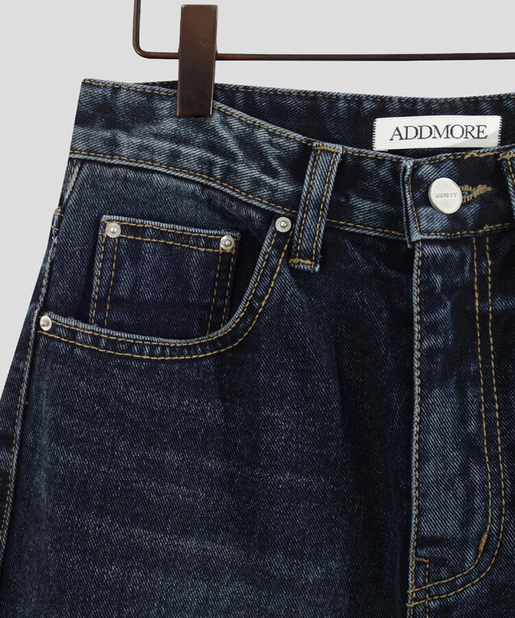 ワイドロングデニムパンツ