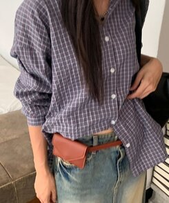 ファッション雑貨 レザーベルトウォレット CAMEL