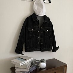 ステッチオーバーフィットデニムジャケット