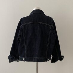 ステッチオーバーフィットデニムジャケット