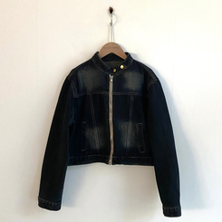 ウォッシングクロップデニムジャケット