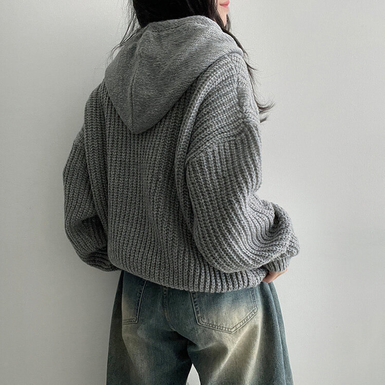 YURI PARK ジップアップ ニットジャンパー YURI PARK ジップアップ ニットジャンパー