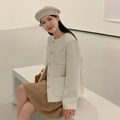 ポケットツイードジャケット CREAM