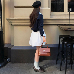 ラウンドペンダントカーディガン6色 NAVY ORIGINAL ver