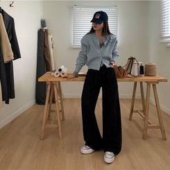 ラウンドペンダントカーディガン6色 POG BLUE ORIGINAL ver