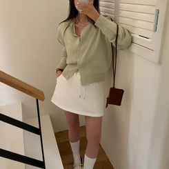 ラウンドペンダントカーディガン6色 GREEN ORIGINAL ver