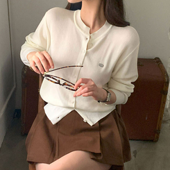 ラウンドペンダントカーディガン6色 IVORY SUMMER ver