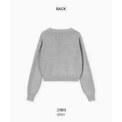 ラウンドペンダントカーディガン6色