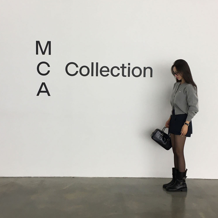 ラウンドペンダントカーディガン6色 GRAY ORIGINAL ver