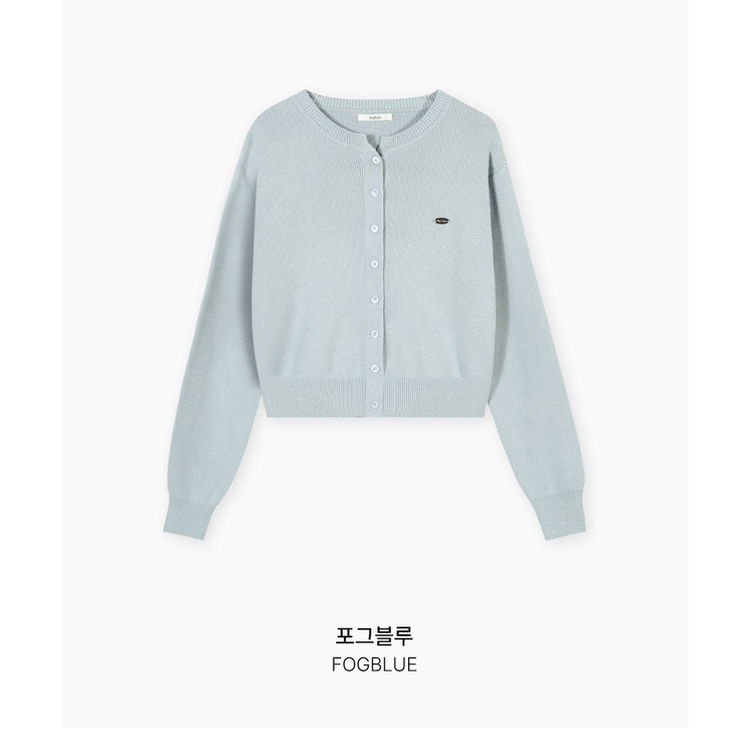 ラウンドペンダントカーディガン6色