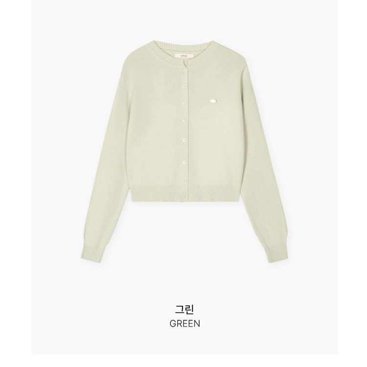 ラウンドペンダントカーディガン6色