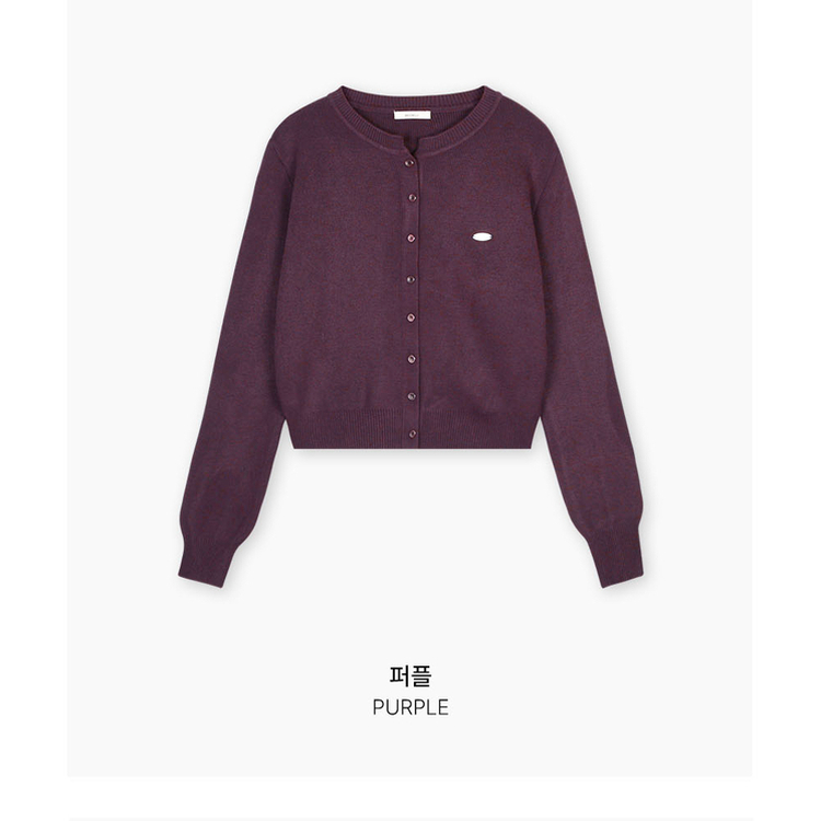 ラウンドペンダントカーディガン6色