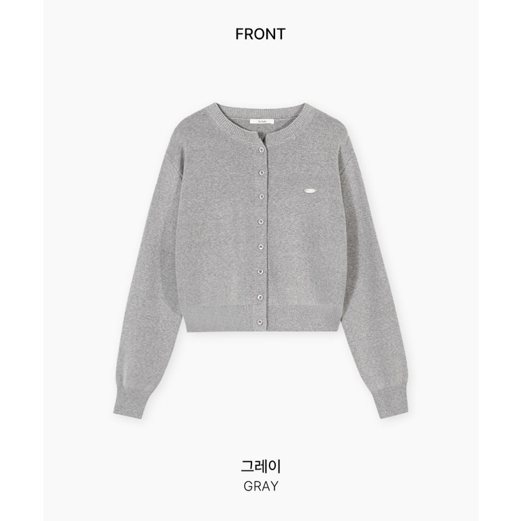 ラウンドペンダントカーディガン6色