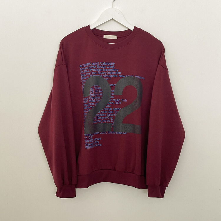 スウェット レタリングオーバーフィットTシャツ