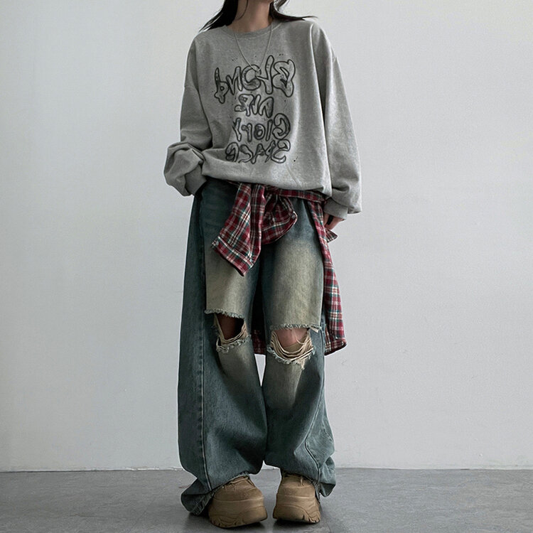 レタリングトレーナーTシャツ｜スウェット｜韓国ファッション通販 SONA