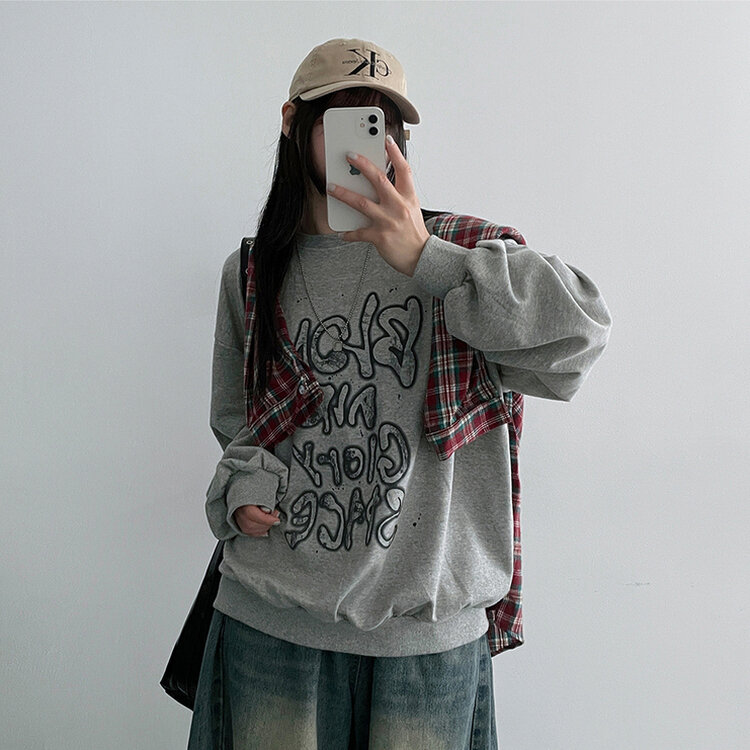 ★タグ付き 未使用 Liten トレーナー リテン トレーナー レタリングトレーナーTシャツ｜スウェット｜韓国ファッション通販 SONA