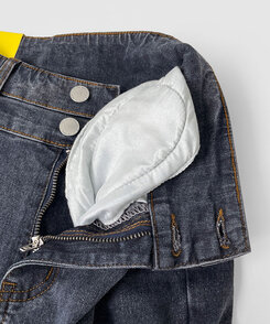 2XL4계절 골반뽕 워싱 스판 부츠컷 데님팬츠