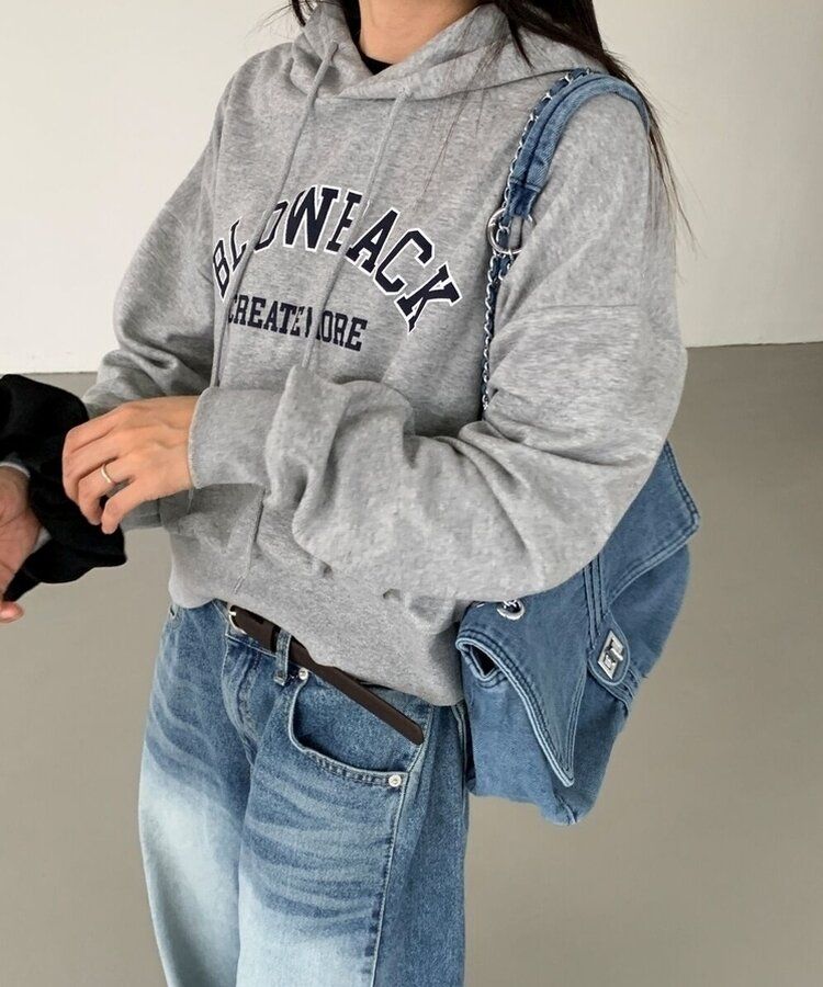 デニムチェーンショルダーバッグクロスバッグ LIGHT BLUE